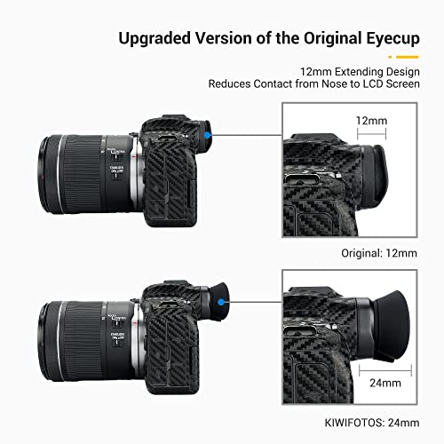 Extended EOS R6 Mark II R6 R5 R5C Eyecup Eyepiece for Canon EOS R6 Mark II, R6, R5, R5C
