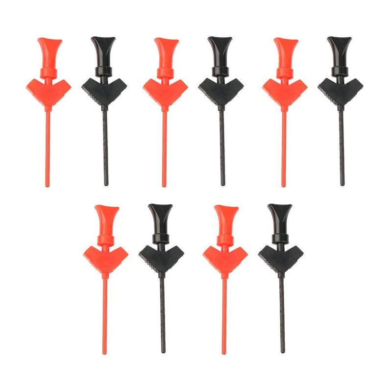 [Australia - AusPower] - SMD IC Hook Probe, P5003 10pcs Mini Grabber Test Probe Hook for SMD IC Test Clips Jumper Logic Analyze Accessories Electric Wire connectors IC Hook Test Clip 