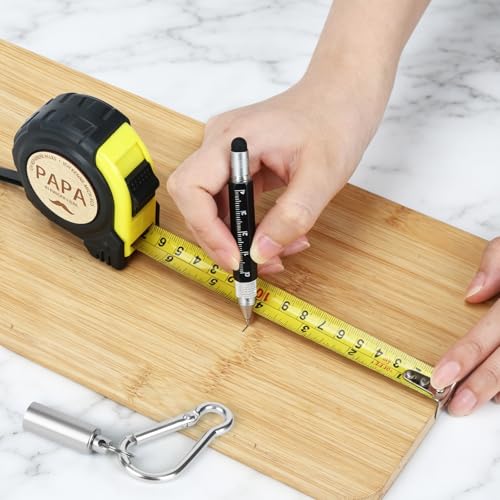Dad Gift - Tape Measure Gift Set with Multifunction Pen | Original dad gift with engraved measuring tape, multifunctional pen and gift box - ideal for Father's Day and birthday