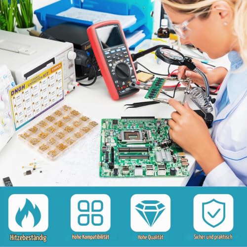 Ceramic Capacitor Set 24 Value 720 Pieces Capacitors Assortment from 10pF to 100nF Monolithic Ceramic Capacitor Kit