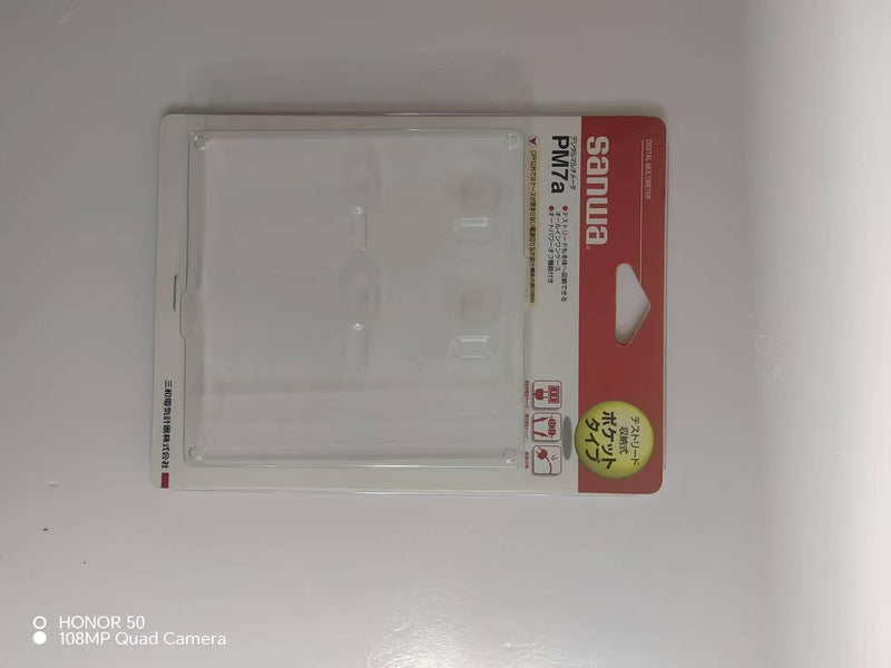 [Australia - AusPower] - Sanwa PM7A Pocket Mini Size Portable Multimeter DMM 4000 Count DC AC with Integrated Protective case Japan quanlity(PM7a) 