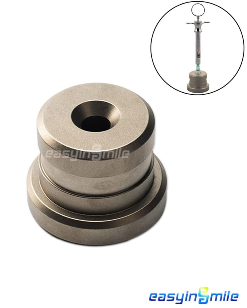 [Australia - AusPower] - Professional Needle Station Stainless Steel-Dental Syringe Holder For Dental Clinics and Dental Laboratories (Silver) Silver 