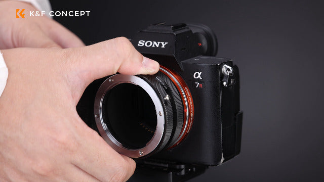 K&F Concept IV PRO C/Y-NEX Lens Mount Adapter Manual Focus Compatible with Contax/Yashica SLR Lens to Sony-E NEX Mount Camera Body with Matting Varnish Design