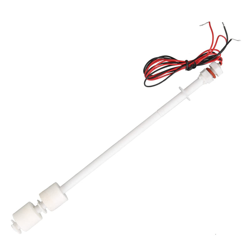 [Australia - AusPower] - PP Float Switch, Liquid Level Controller 250mm Double Floaters Float Switch for Tank Liquid Water Level Detection 