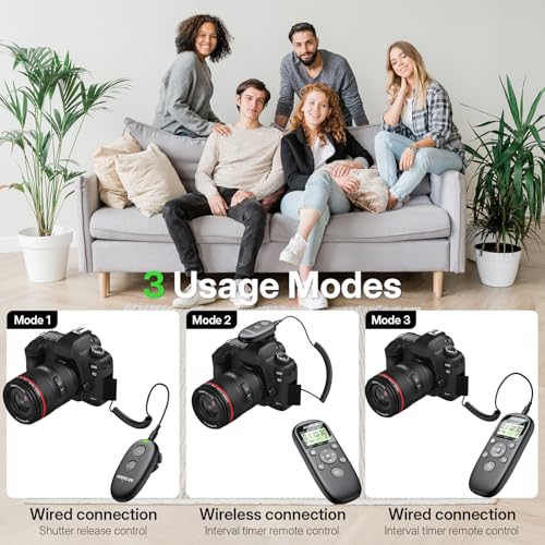 AODELAN Rechargeable Camera Timer Intervalometer Remote Control for Nikon Rechargeable for Nikon