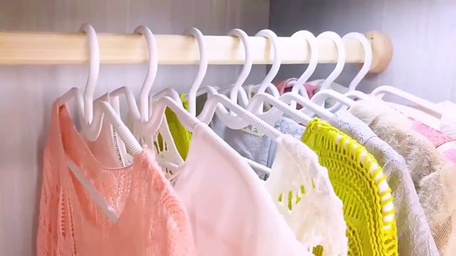 Short Neck Hanger Clothes Plastic Hangers Space Saving Anti-Slip Heavy-Duty Slim Closet Thin Hangers, Coat Hanger for College Dorms, Homes & More, Enhances Closet Space(10Pack) White