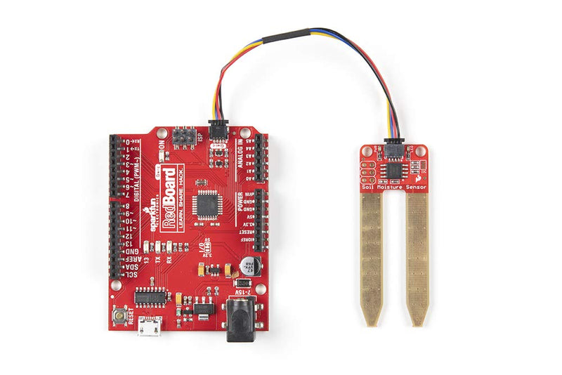 [Australia - AusPower] - SparkFun Qwiic Soil Moisture Sensor - ENIG Gold Pad - I²C Connector 