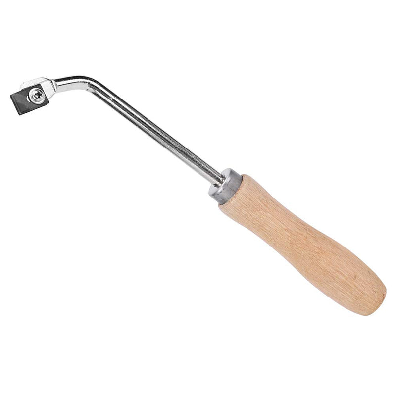 [Australia - AusPower] - PVC Floor Groover Tool with Beech Wood Handle, Floor Welding Slot Knife Groover, 9.6 inch Length, 3 Spare Blades 