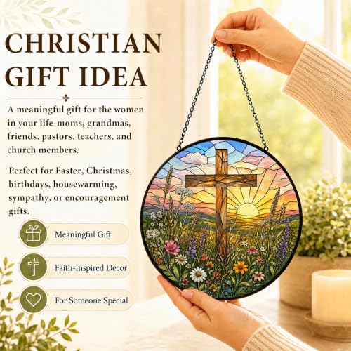 Christian Gifts for Women Birthday for Mom, Grandma, Nana, Wife, Aunt, Her Cross 6.3 x 6.3 IN