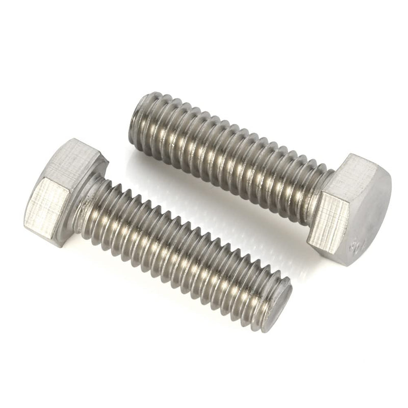 [Australia - AusPower] - 1/4-20 x 3/4" Hex Head Cap Screws Hexagon Bolts, External Hex Drive, Stainless Steel 304, UNC Coarse Thread Fully Threaded, 50 PCS 1/4-20 x 3/4" 