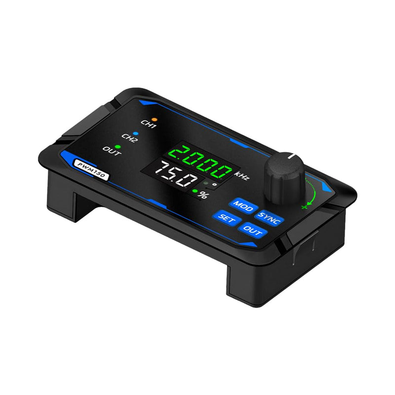 [Australia - AusPower] - Dual-Channel Signal Generator, DC 5-24V 4-20ma Frequency Function Generator 1HZ~100KHZ PWM Pulse Frequency Duty Cycle phasing Motor Driver Speed Controller Adjustable 