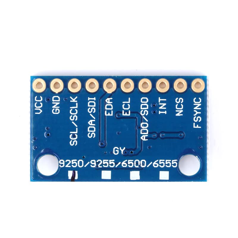 [Australia - AusPower] - 3Pcs GY-MPU9250 9 Axis Sensor Module 9 Axis Attitude Acceleration Gyroscope Sensor Module Magnetic Field Sensor Module 9 DOF Accelerometer 16 Bit AD Converter Data Output IIC I2C SPI 