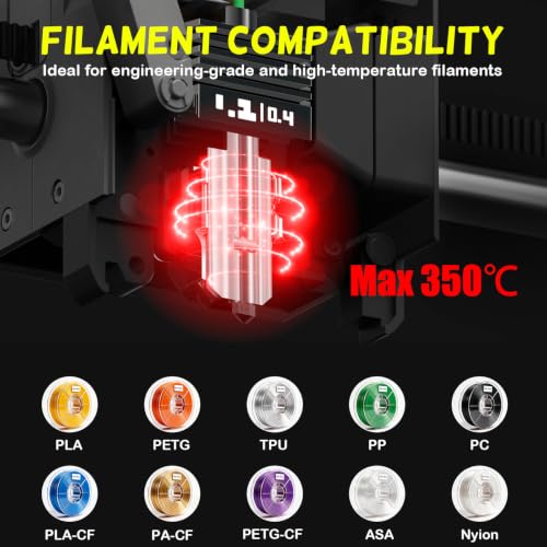 2pcs 0.4mm P2S X2D Hotend for Bambulab with 2pcs Silicone Cover