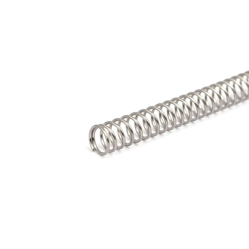 [Australia - AusPower] - uxcell Compression Spring,304 Stainless Steel,6mm OD,0.6mm Wire Size,305mm Free Length,Silver Tone 