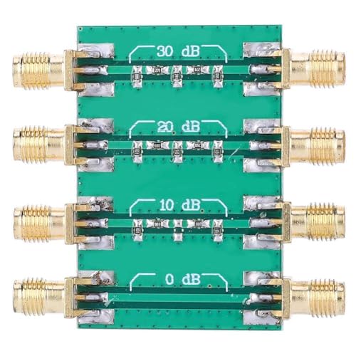 RF Fixed Attenuator DC-4.0GHz SMA Double Female Head Radio Frequency Fixed Attenuator Module Electronic Components 50Ω