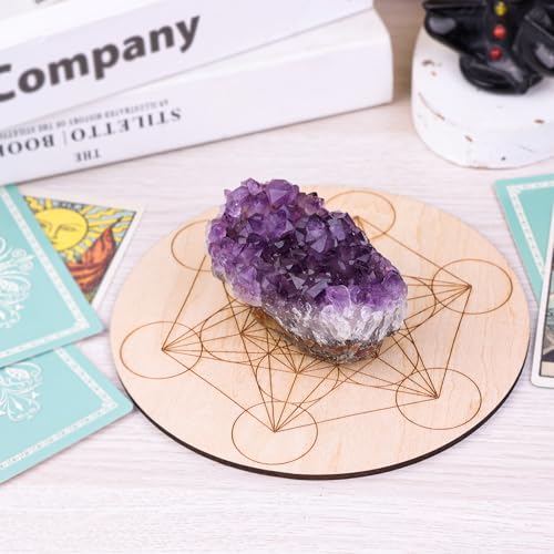 Natural Amethyst Crystal Geode Raw Amethyst Crystal Cluster 0.44-0.66 lb(200-300g)