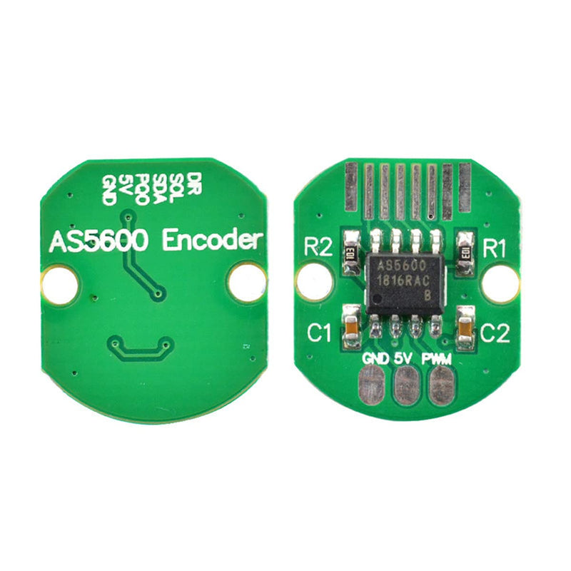 Hailege 2pcs AS5600 Absolute Value Encoder Module PWM I2C 12Bit Brushless Motor Encoder for Brushless Gimbal PTZ/Pan Tilt Motor Incremental Encoder