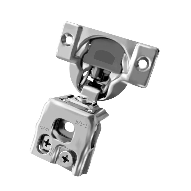 Berta 20-Pack 1-1/4 inch Overlay Soft Closing Face Frame Cabinet Hinges, 105 Degree 6-Ways 3-Cam Adjustment Concealed Kitchen Cabinet Door Hinges with Screwss (1-1/4 in. Overlay, 20 Pieces) 1-1/4 in. Overlay | 20 Pieces