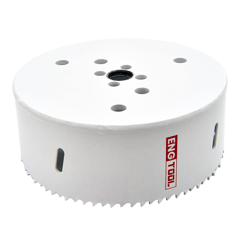 MaxTool 5-1/2" Bi-Metal Hole Saw 140mm Cobalt High Speed Steel M42 Bimetal Holesaw with 1.5" Deep 5/8-18 Thread for Metal Wood Plastic; BM03W44R532 5-1/2"