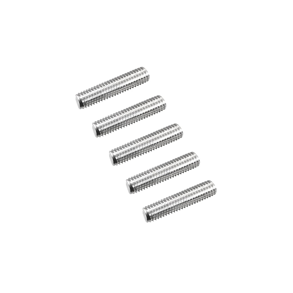 MECCANIXITY Fully Threaded Rod M5 x 20mm 0.8mm Thread Pitch 304 Stainless Steel Right Hand Threaded Rods Bar Studs 15 Pack