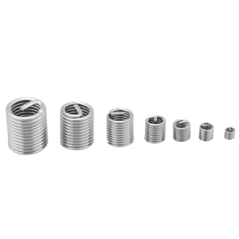 [Australia - AusPower] - Wire Insert Thread, 60pcs Stainless Steel Wire Screw Sleeve Thread Repair Kit M3 M4 M5 M6 M8 M10 for Automotive Repairs 