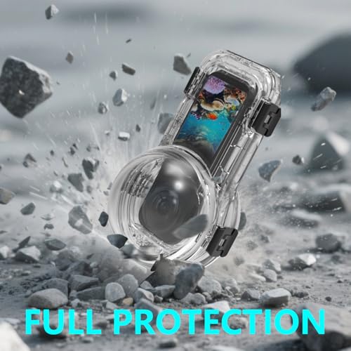 Insta 360 X5 Invisible Dive Case, Waterproof Up to 60M (197ft)