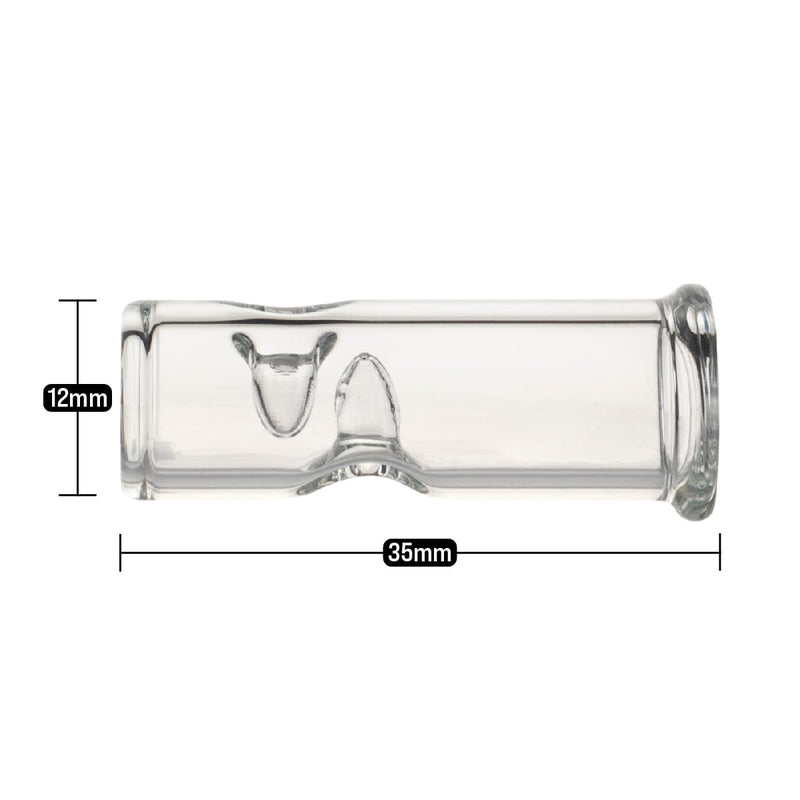[Australia - AusPower] - BIO Glass 'The Edge' 2 Pokes Glass Tips, 12mm - 50 Count 12mm - 50 Tips 
