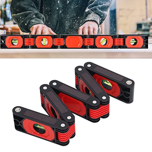 FTVOGUE folding level ruler with two bubble levels for construction carpentry and DIY measuring