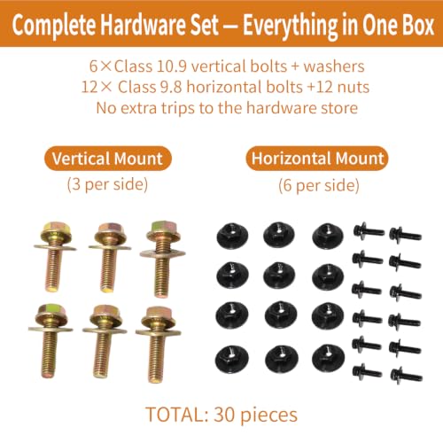 Side Step/Running Board Bolts Hardware (4 Door)
