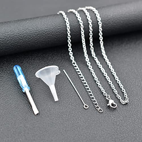 Guitar Cremation Jewelry for Ashes, Stainless Steel Guitar Shaped Urn Necklace for Men Women, Music Memorial Keepsake Pendant with Screw-Thread Chamber for Loved One Silver
