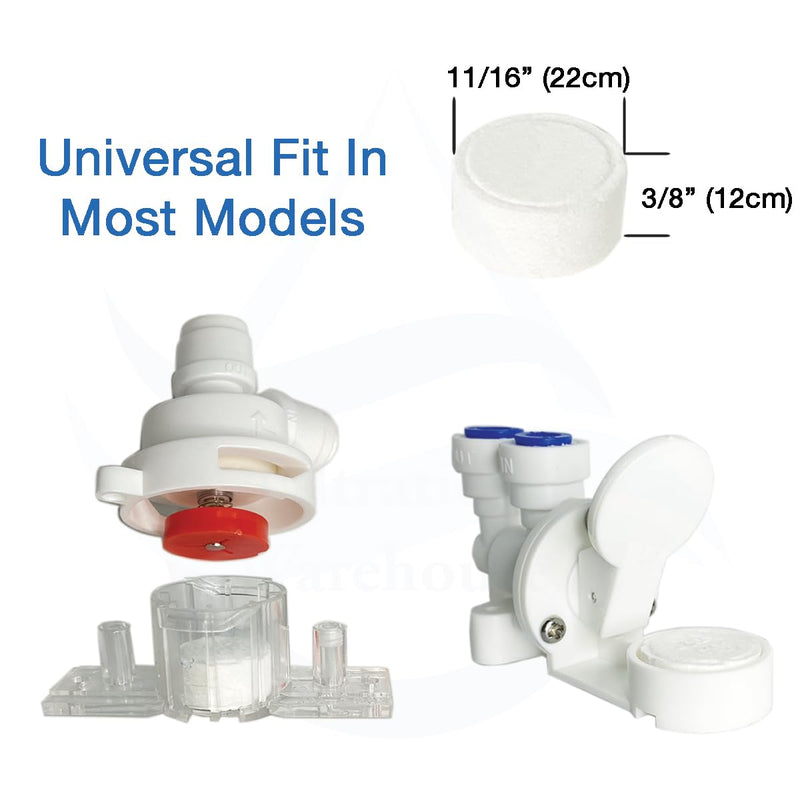 [Australia - AusPower] - Replacement Pads - TEN PACK - For Mechanical Leak Detectors/Water Stop Valves - For Under Sink Reverse Osmosis and Water Filtration Systems 