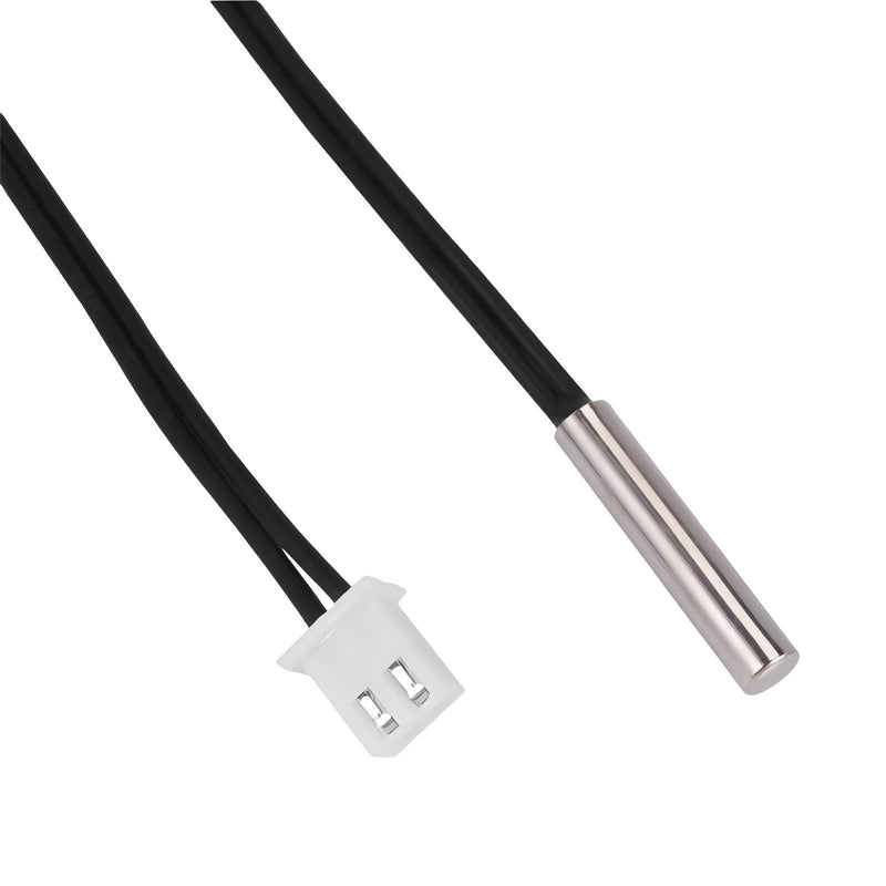 [Australia - AusPower] - 6Pcs 10K Temperature Sensor Probes 1M Waterproof Stainless Steel NTC 3950 Thermistor Sensor Probes Digital Temperature Transmitter Extension Cable 