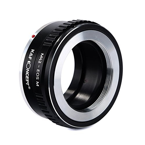 K&F Concept Lens Mount Adapter for M42 42MM Screw Mount Lens and M Mount Camera