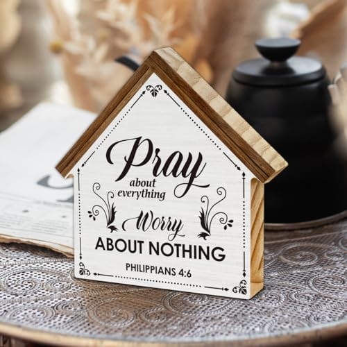 Christian Prayer Room Decor, Bible Verse Decor, Prayer About Everything pray