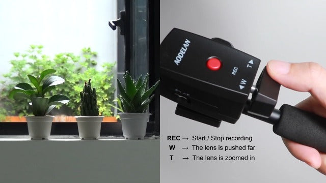 AODELAN Lanc Camcorder Zoom Controller Video Recording Remote Control