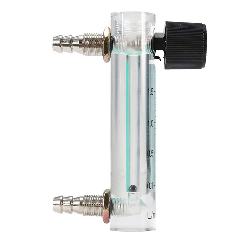 [Australia - AusPower] - Flow Meter LZB-6M Oygen Meter 0-1.5 LPM Flowmeter with Control for Detect Oygen Flow for Oygen Air Gas Adjustable 
