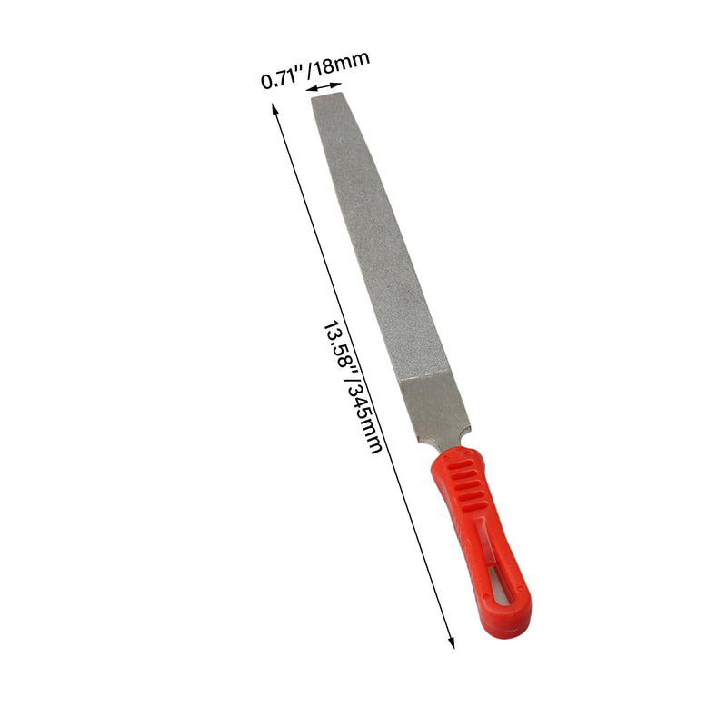 [Australia - AusPower] - 10 Inch Flat File Diamond Coating 180 Grit Drill bit Board File for Filling Tool 