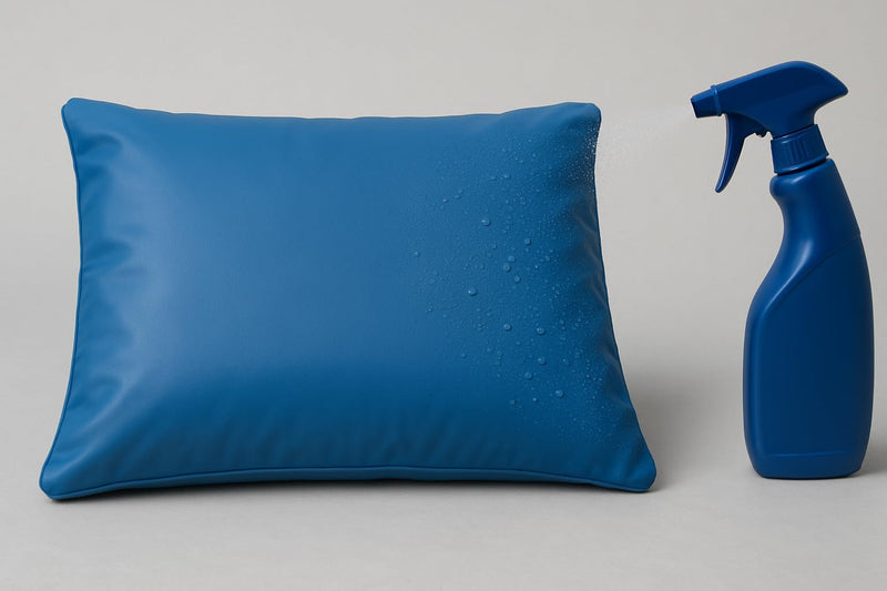 Waterproof Duvet Cover 135 x 200 cm - Breathable, Washable, Antibacterial, Clinical Suitable (Blue, 135 x 200 cm) Blue 135x200