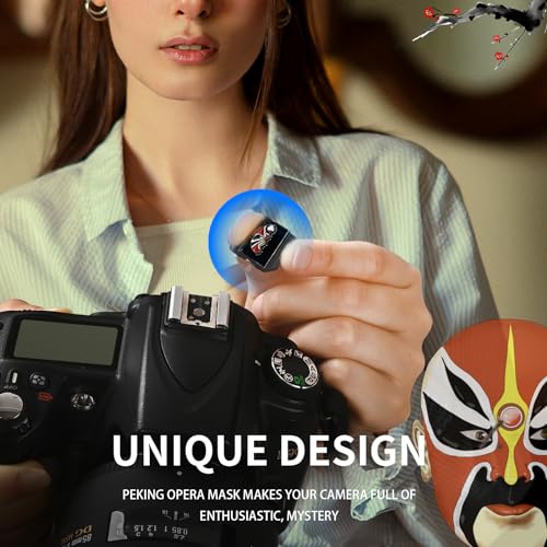 Metal Camera Hot Shoe Cover for DSLR/SLR-Opera Mask Pattern Opera
