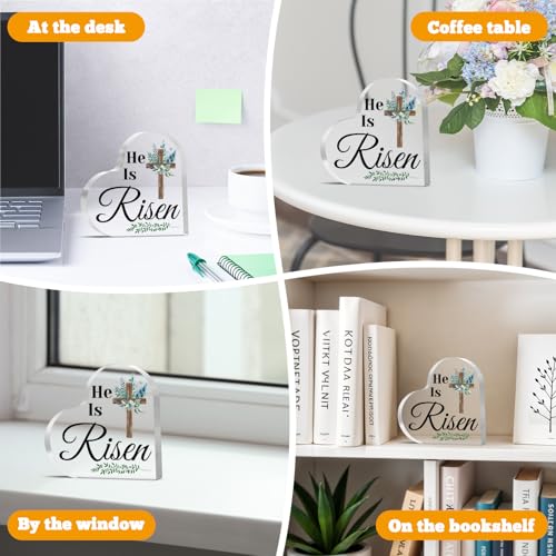 Christian Bible Verse Desk Decor Office Religious Motivational Decor Inspirational Gifts for Women Girls Scripture Bible Verse Desk Decoration Home Bedroom Decorations Religious Gifts for Women Friend Christian Desk Sign 02