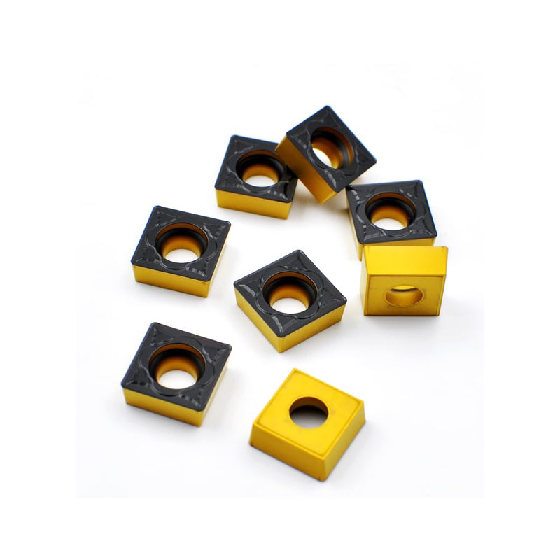 [Australia - AusPower] - CNC Carbide Inserts SCMT 432 SCMT120408-MD for Metal Lathe Cutting Steel, SCMT Square Turning Insert, 10 PCS SCMT432 