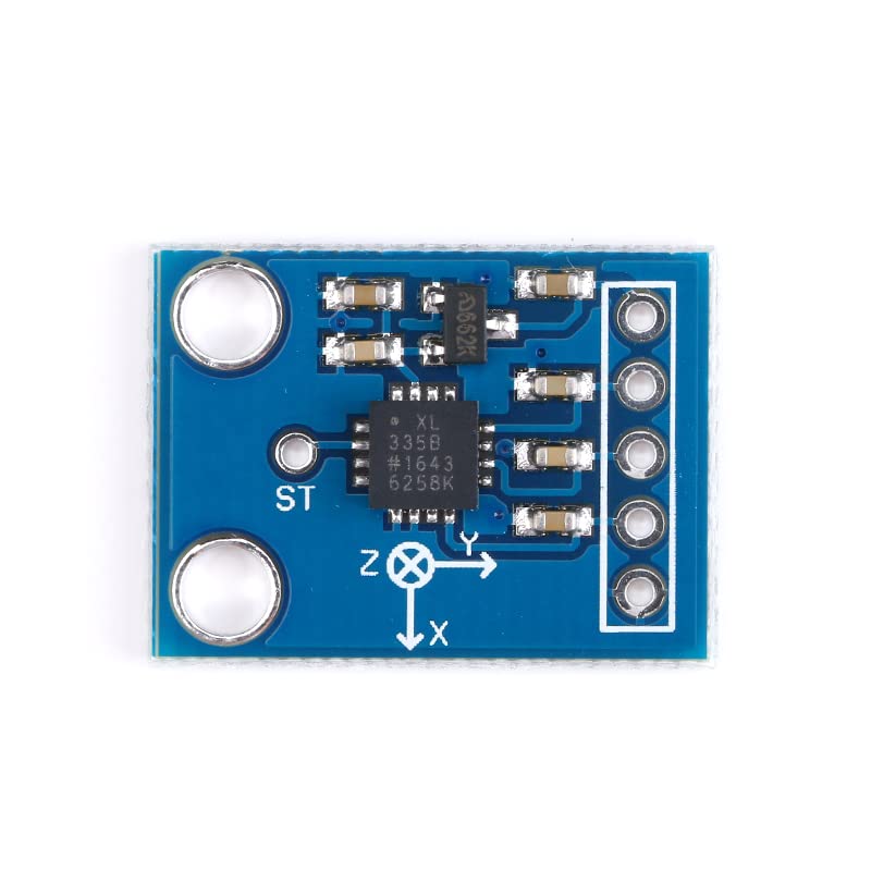[Australia - AusPower] - 2PCS ADXL335 Sensor Module Semiconductor devices 3 Axis Accelerometer Angular Transducer Sensor Module Analog Acceleration Module Sensor Module GY-61 Analog Output 3V-5V 