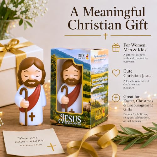 4" Jesus Squishy, Small Jesus Figure, Christian Gifts for Women