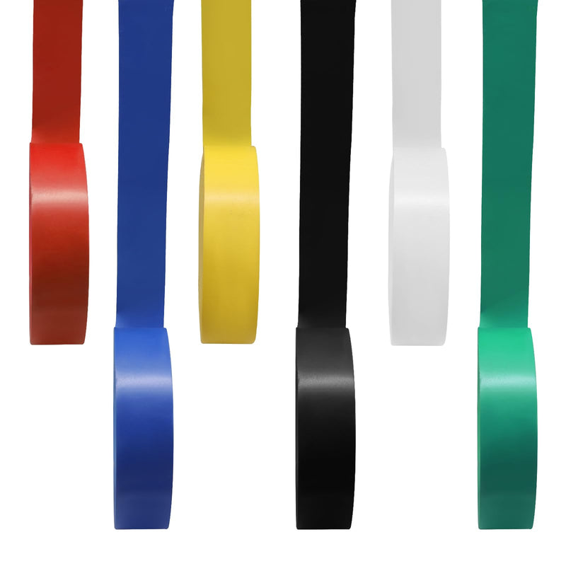 White Electrical Tape Vinyl, 3/4 Inch 65 Feet Insulating Tape for Electrical, Repairs, Automotive and Equipment, Under 600V (2 Rolls) White