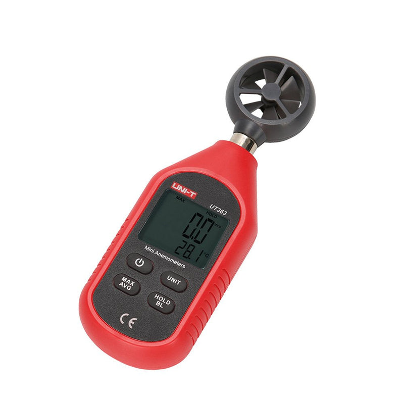 [Australia - AusPower] - UNI-Tuni-T UT363 LCD Anemometer Gauge Measure Thermometer 