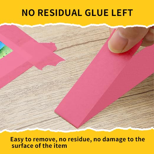 Painters Tape, 1 inch x 55 Yards x 2 Rolls Pink Painters Masking Tape for Indoor and Outdoor Use, Medium Adhesive Paint Tape for DIY Crafts, Arts, Painting, Easy Removal 2 Roll x 1 Inch