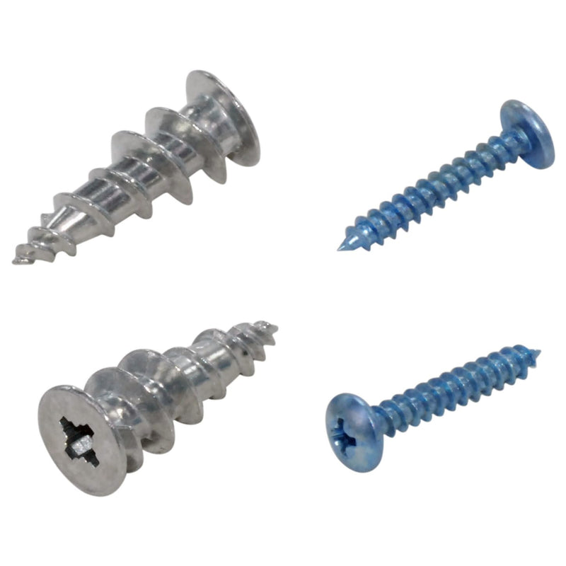 [Australia - AusPower] - Self-Drilling Hollow Metal Stud Wall Anchors with Screw Kit for Drywall Heavy Duty, -25 Heavy Duty Wall Anchor, 25 Tapping Mount Screws, 6 D Ring Picture Hangers Rounded Tail 25 Pack 
