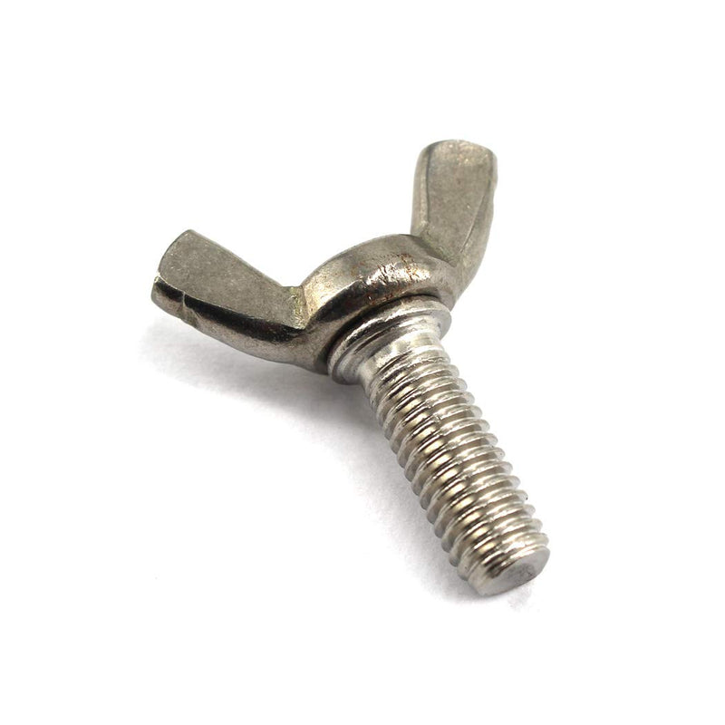 [Australia - AusPower] - M5x8 Wing Bolt 304 Stainless Steel Butterfly Screw Bolt (Pack of 30) M5x8 
