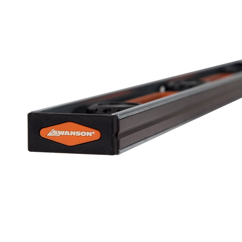 [Australia - AusPower] - Swanson Tool Co SWIBL24M 24 inch Magnetic Aluminum I-Beam Level with 3 Bubble Vials for 0°/90°/45° Measurements 