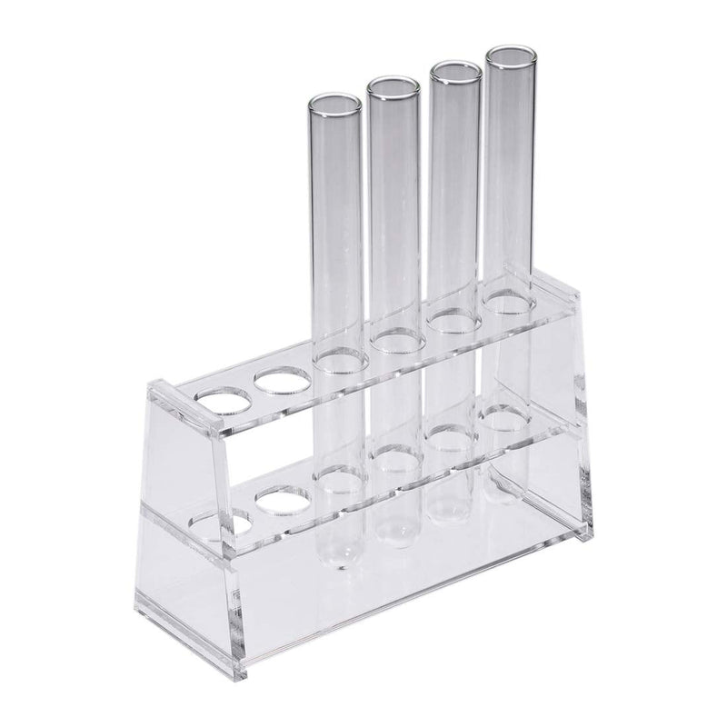 [Australia - AusPower] - uxcell Acrylic Test Tube Holder Rack 6 Wells for 10ml Centrifuge Tubes Clear 1 